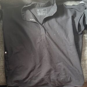 Figs Women's Black Polo Shirt